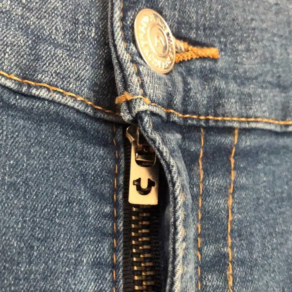TRUE RELIGION RICKY relaxed straight fit denim jeans size 34